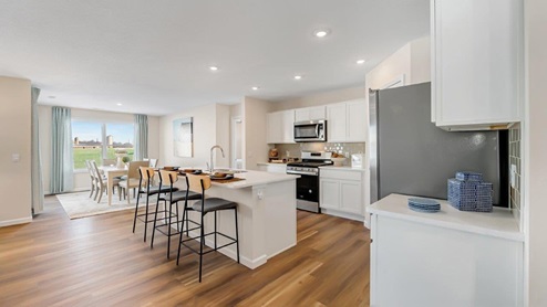 Livingston Lakes Paired Villas model kitchen