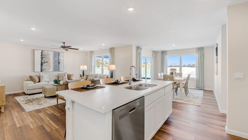 Livingston Lakes Paired Villas model kitchen