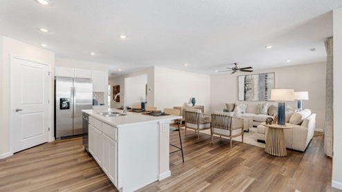 Livingston Lakes Paired Villas model kitchen