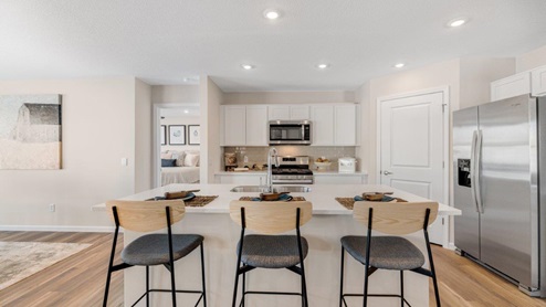 Livingston Lakes Paired Villas model kitchen