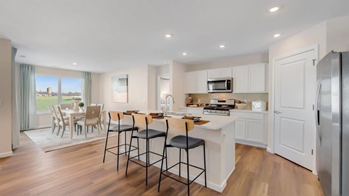 Livingston Lakes Paired Villas model kitchen