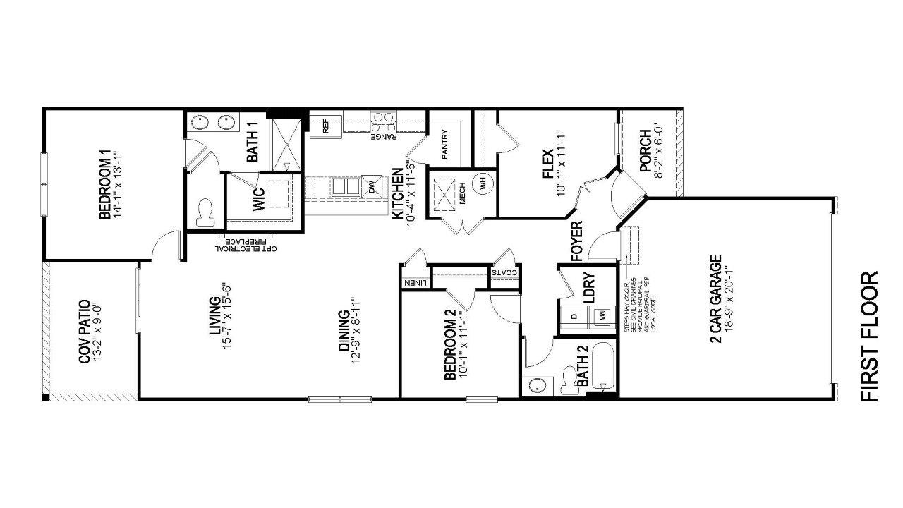 livingston lakes paired villa olsen plan interior example with furnishing