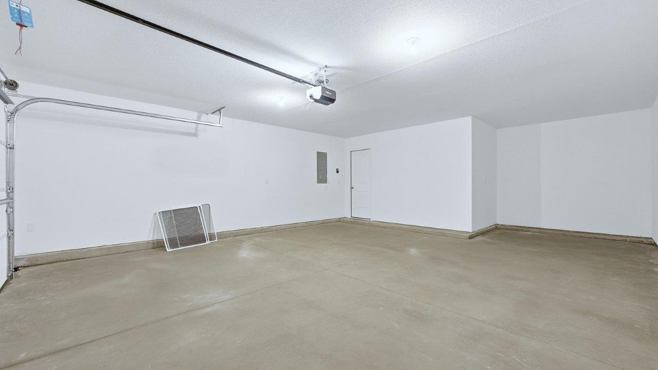 finished 2 car garage interior