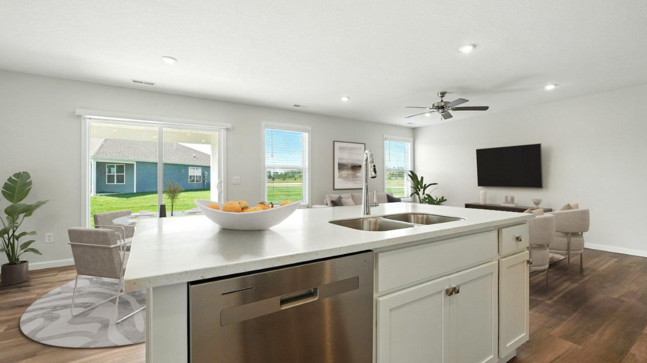 Hardin Floorplan Kitchen and Dining Room