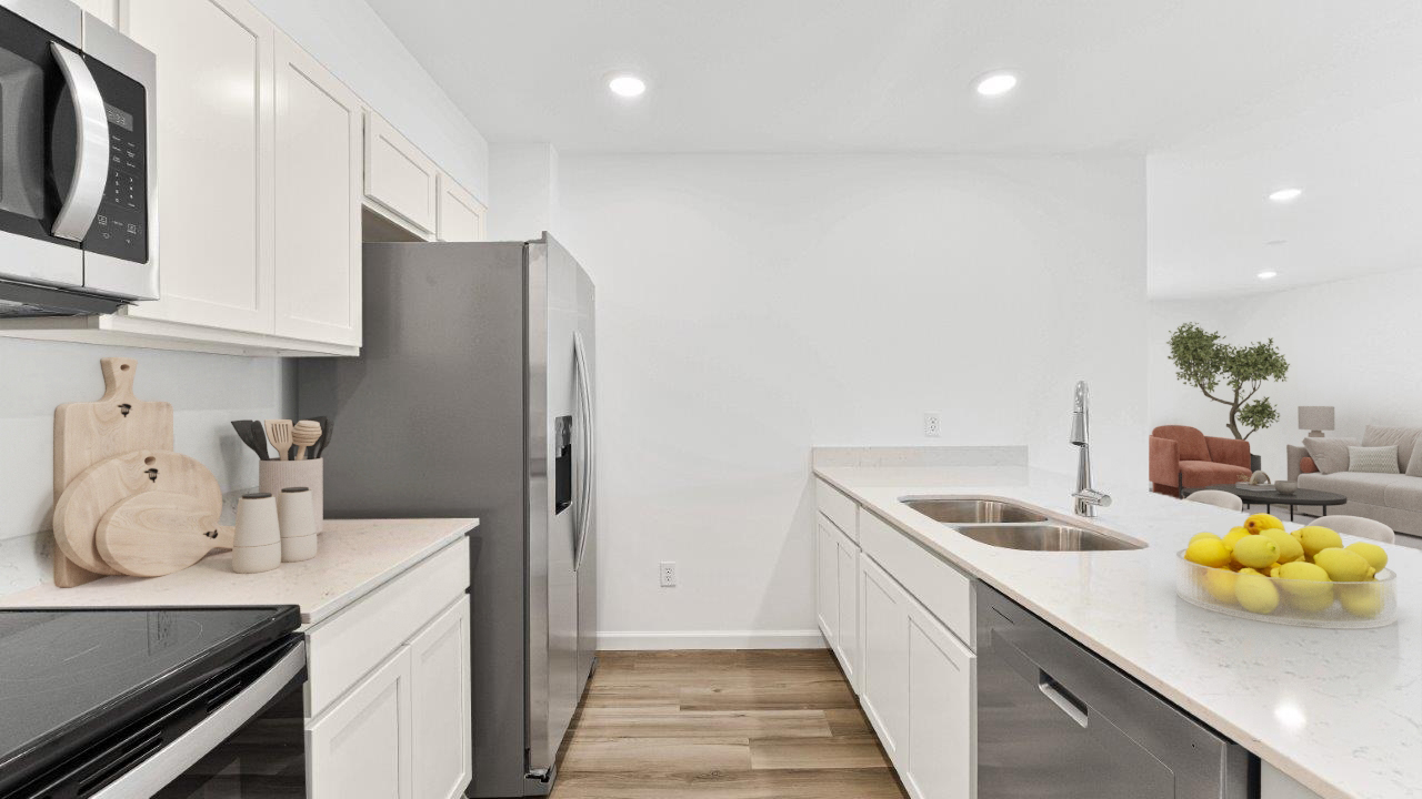 olsen kitchen with sink and dishwasher in island