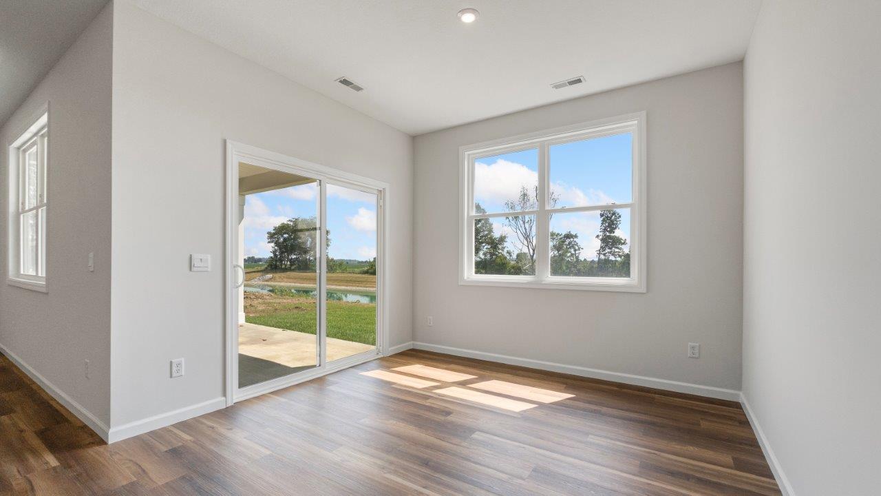 kennebec paired villa erie open layout dining room