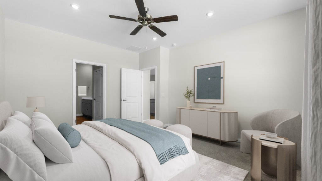 kennebec erie furnished primary bedroom