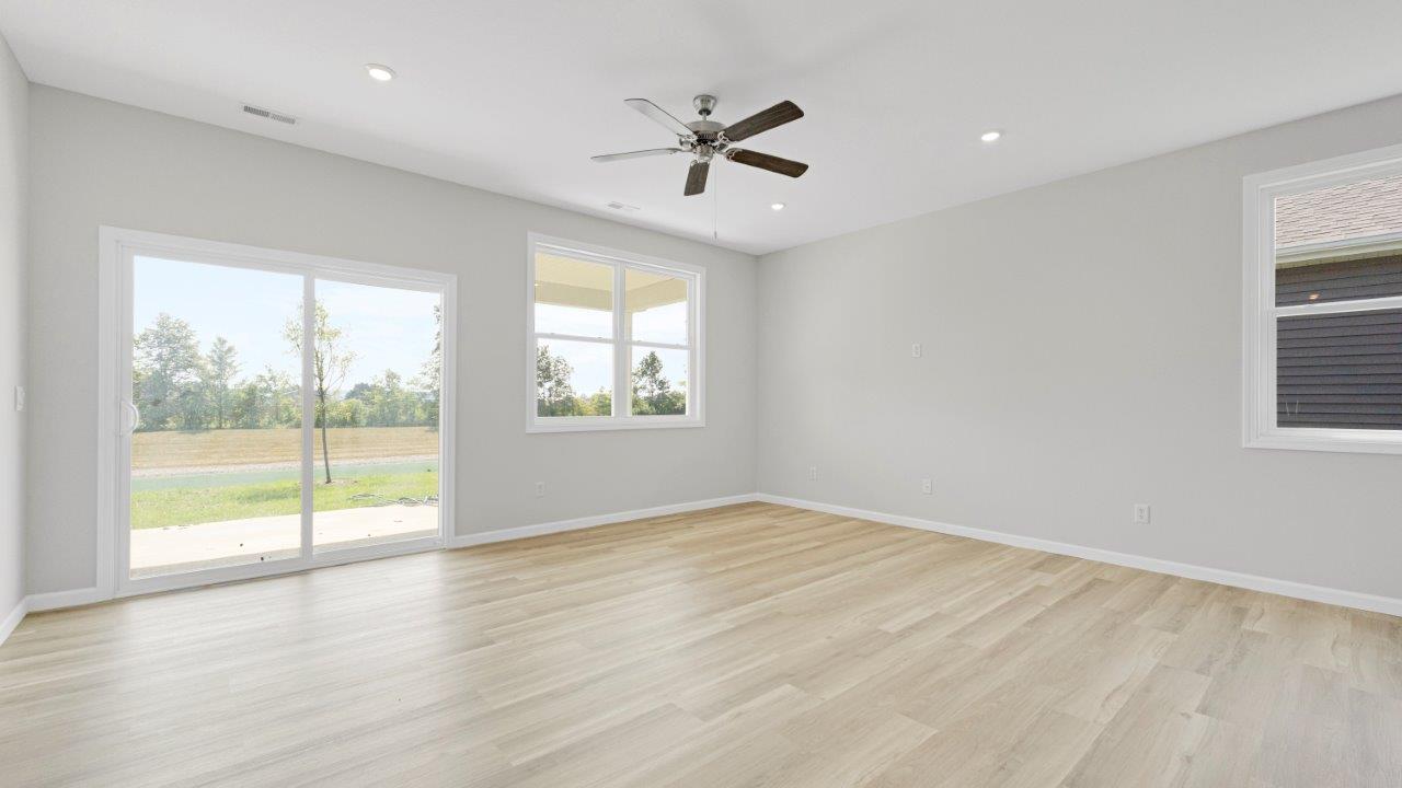 kennebec paired villas wabash open layout living room, dining, and kitchen