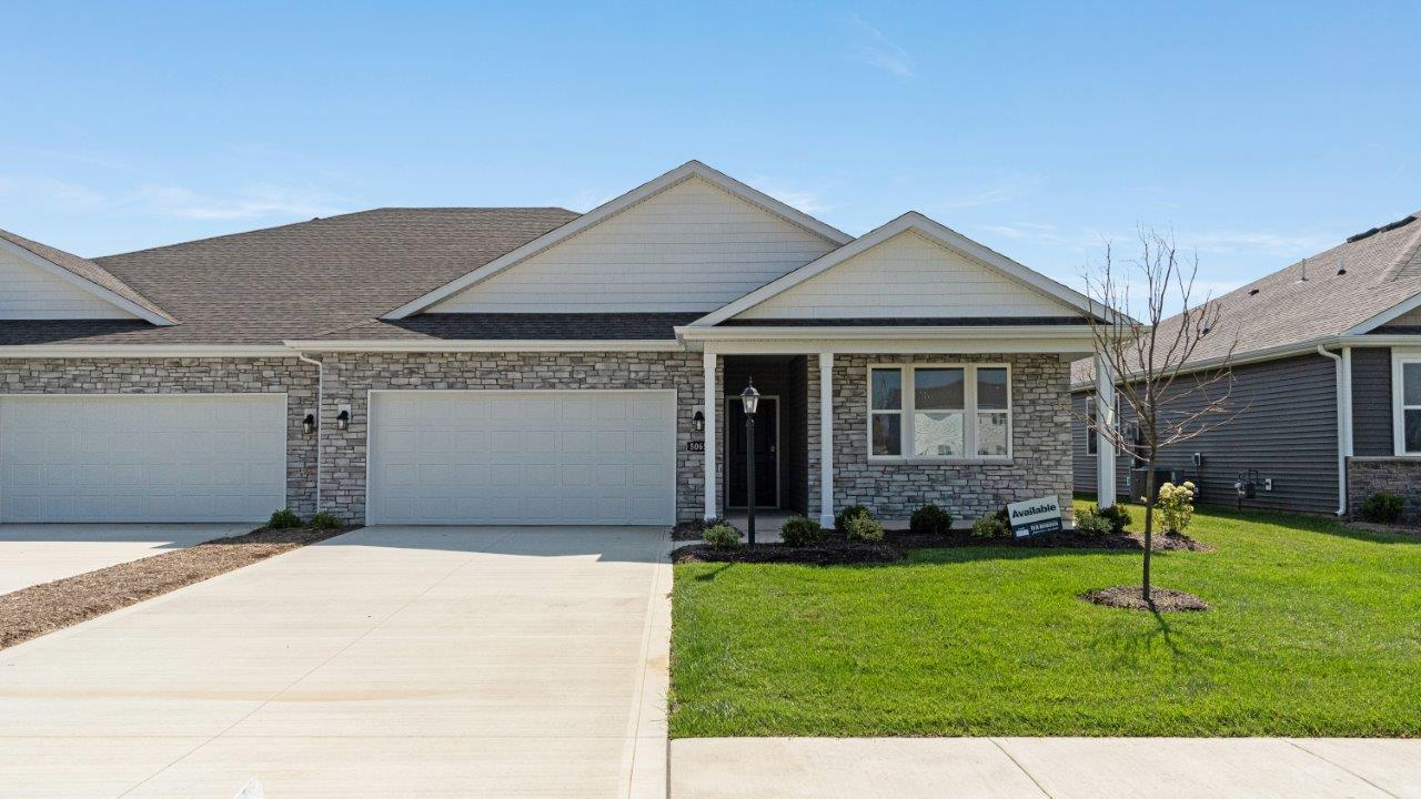 kennebec paired villas wabash exterior with covered front porch