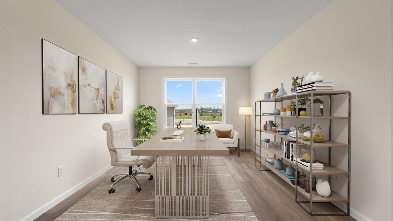 wabash flex room with lvp flooring