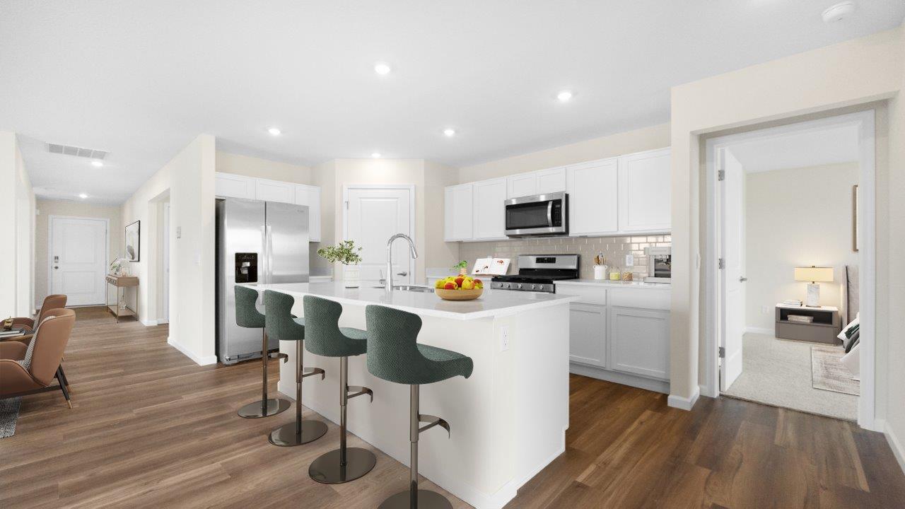 wabash kitchen with lvp flooring throughout