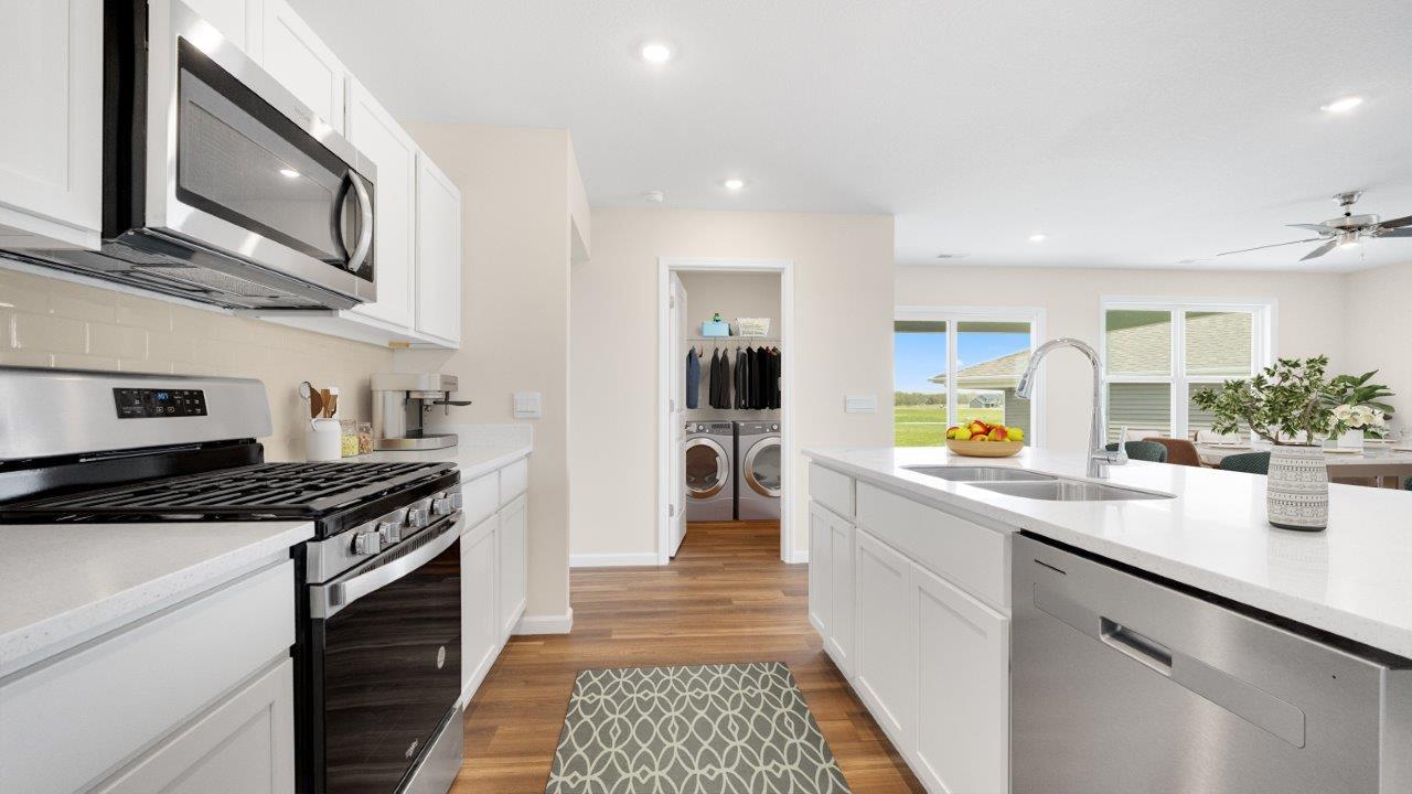 wabash kitchen with stainless steel appliances