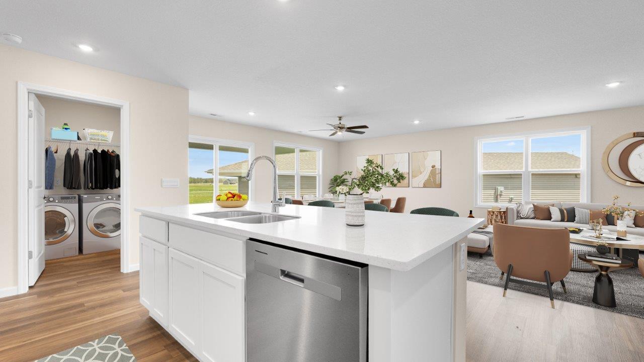 wabash kitchen near walk in laundry room