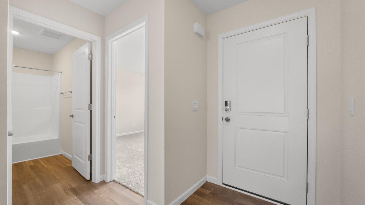 Wabash front door and foyer