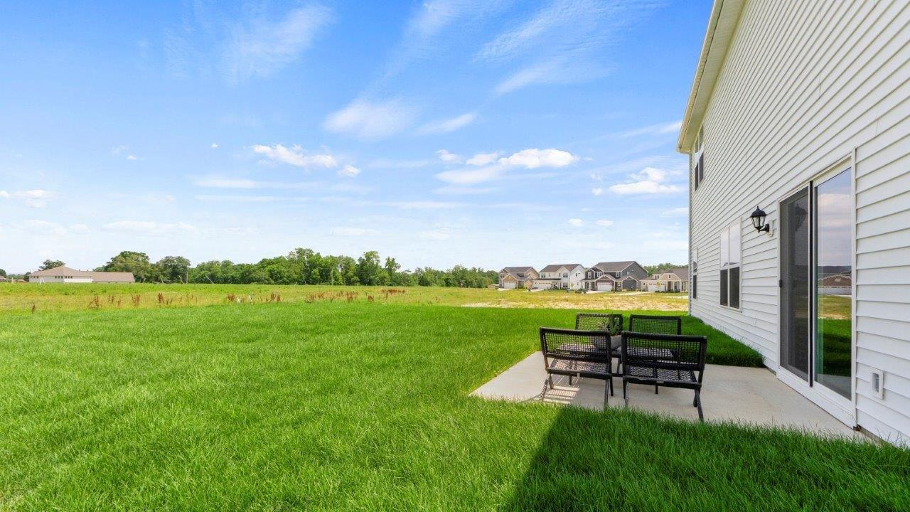 backyard concrete patio
