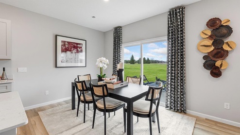 belmont woods henley casual dining and kitchen with lvp
