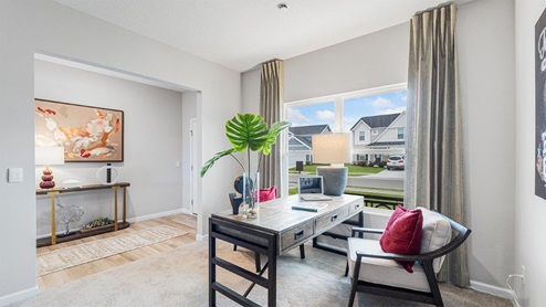 Belmont woods henley model first floor study