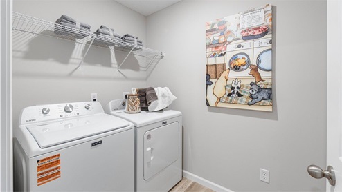 belmont woods henley model laundry room