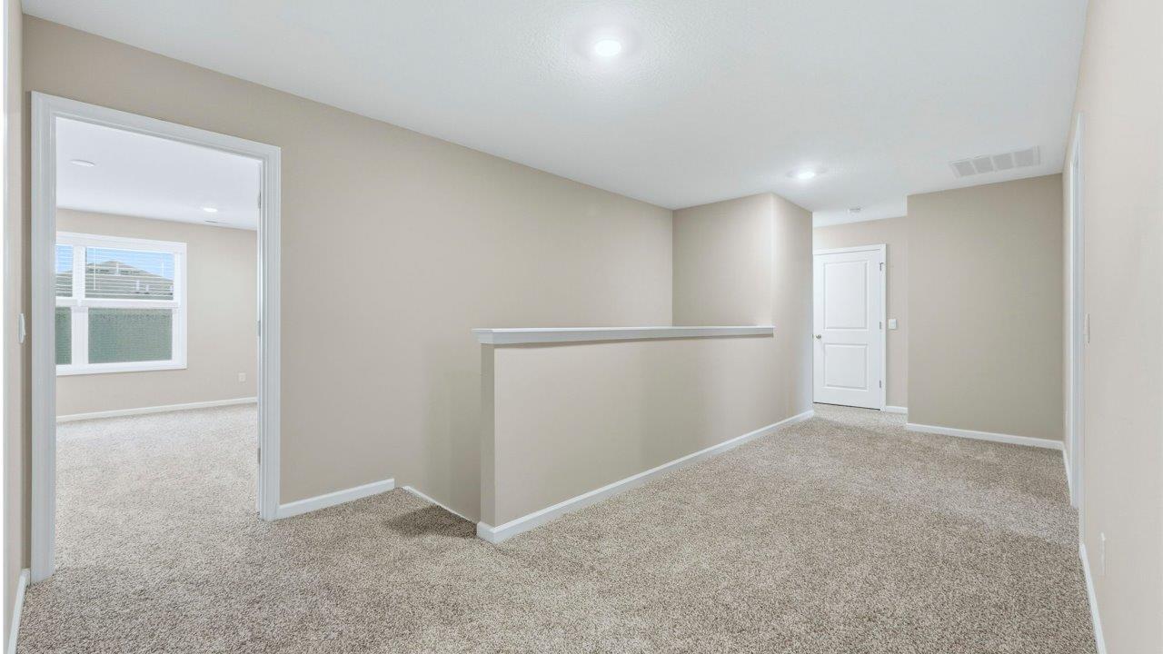 staircase and second floor loft