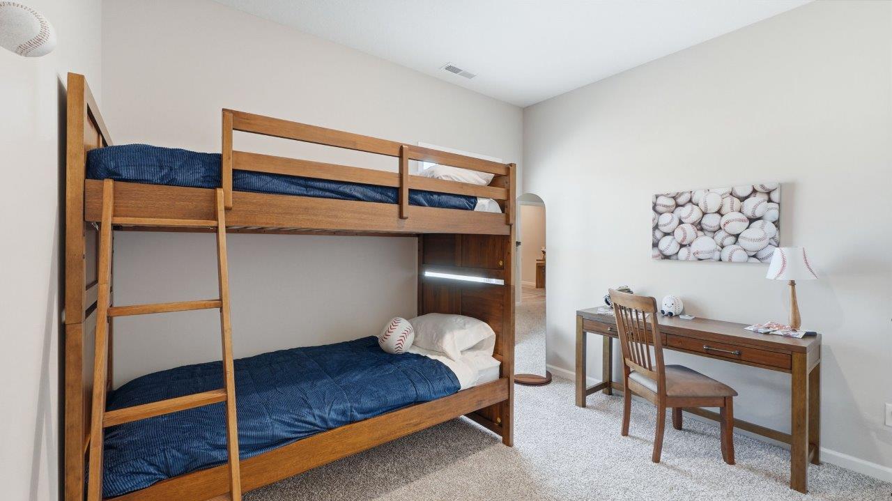 sierra ridge chatham bedroom 4 furnished with bunk beds