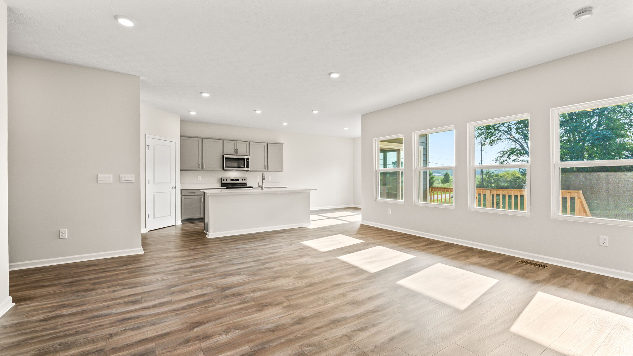 Full open concept great room