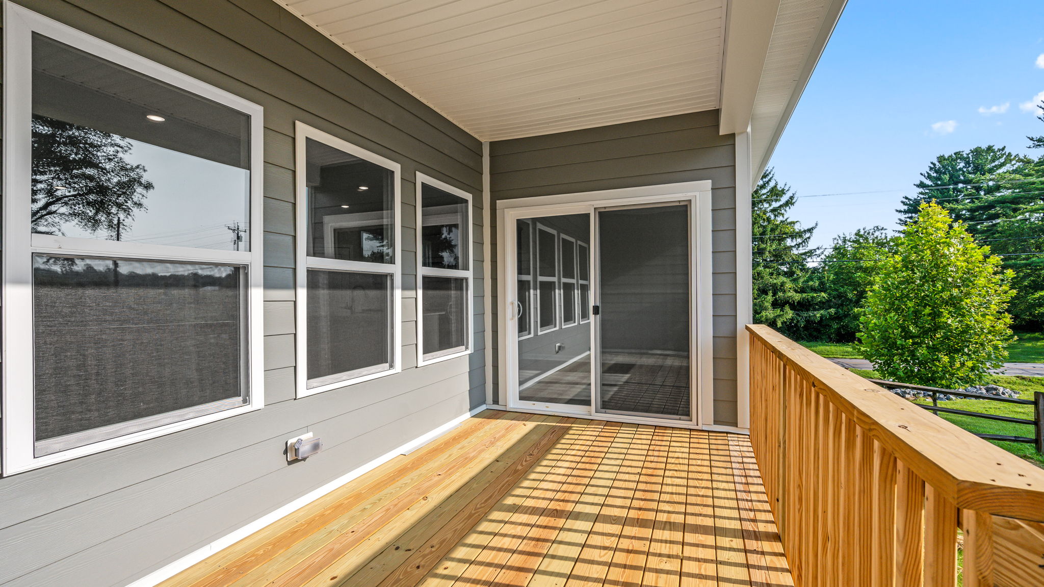 Backyard deck