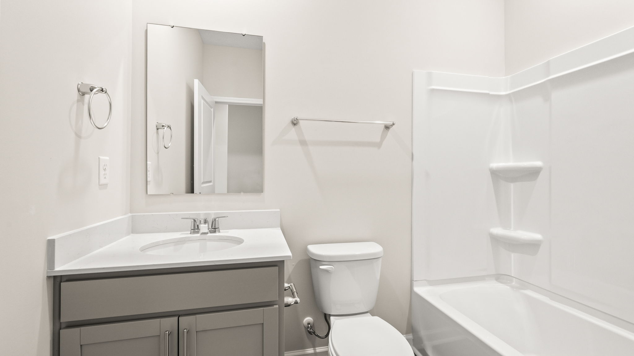 Bathroom with sink , toilet, and rub