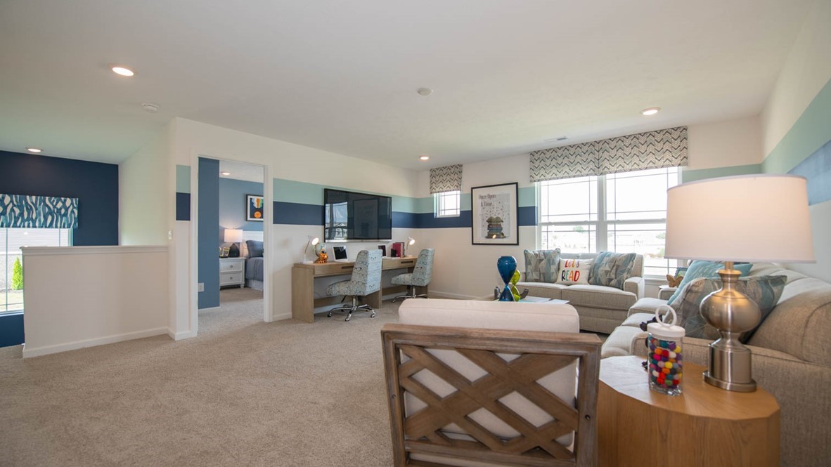 loft with large windows