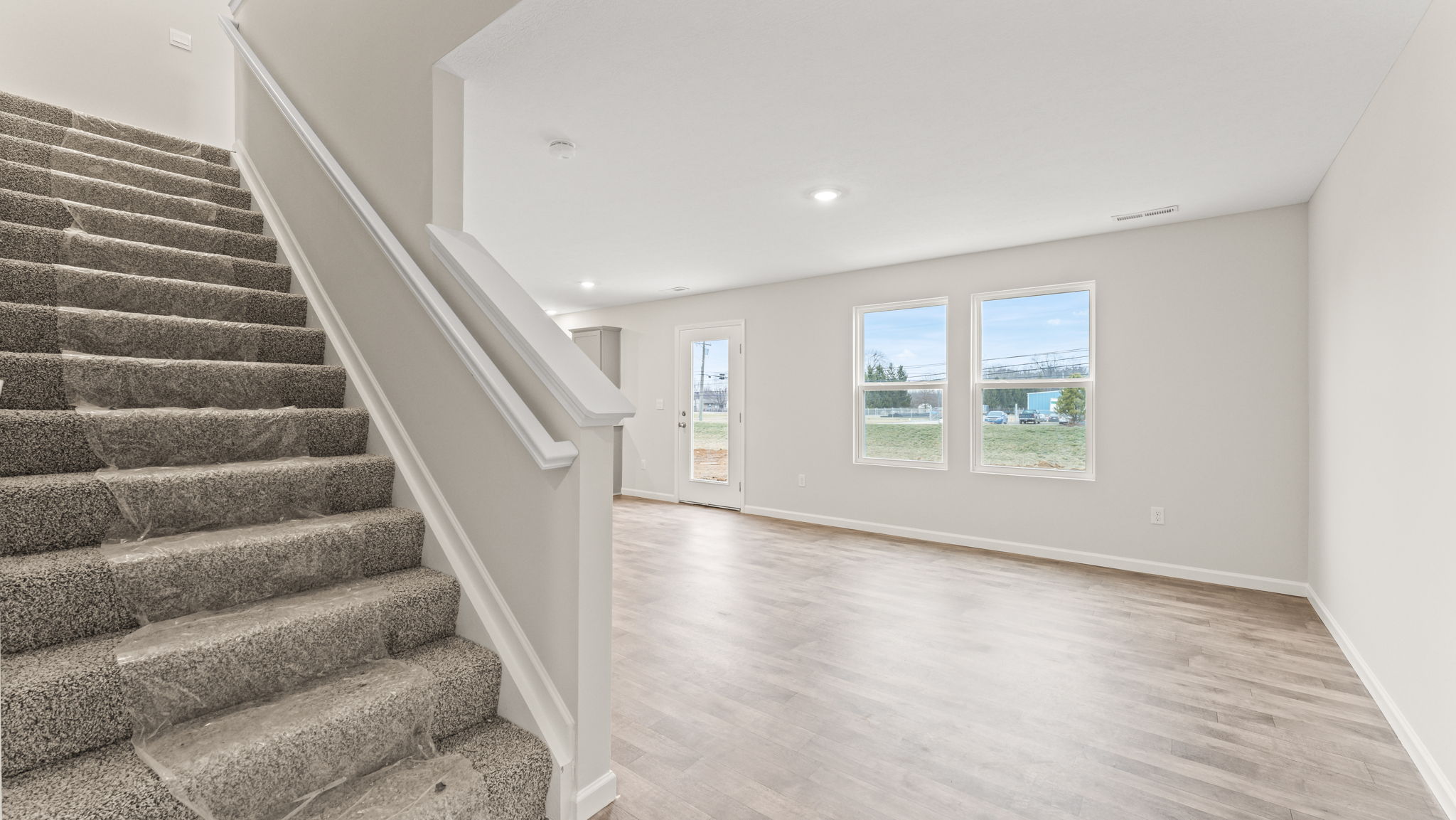 stairs leading to second level