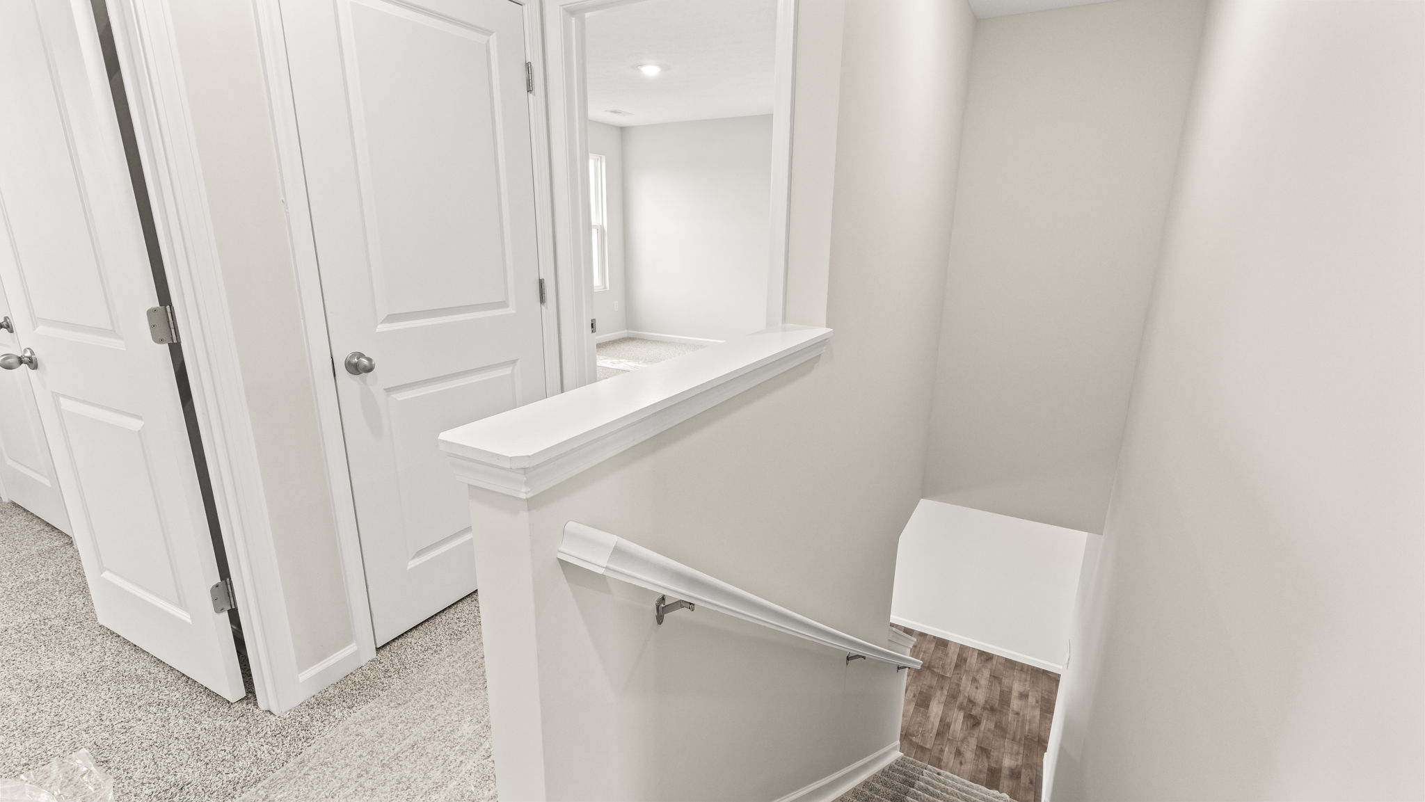 Stairway looking down form second floor