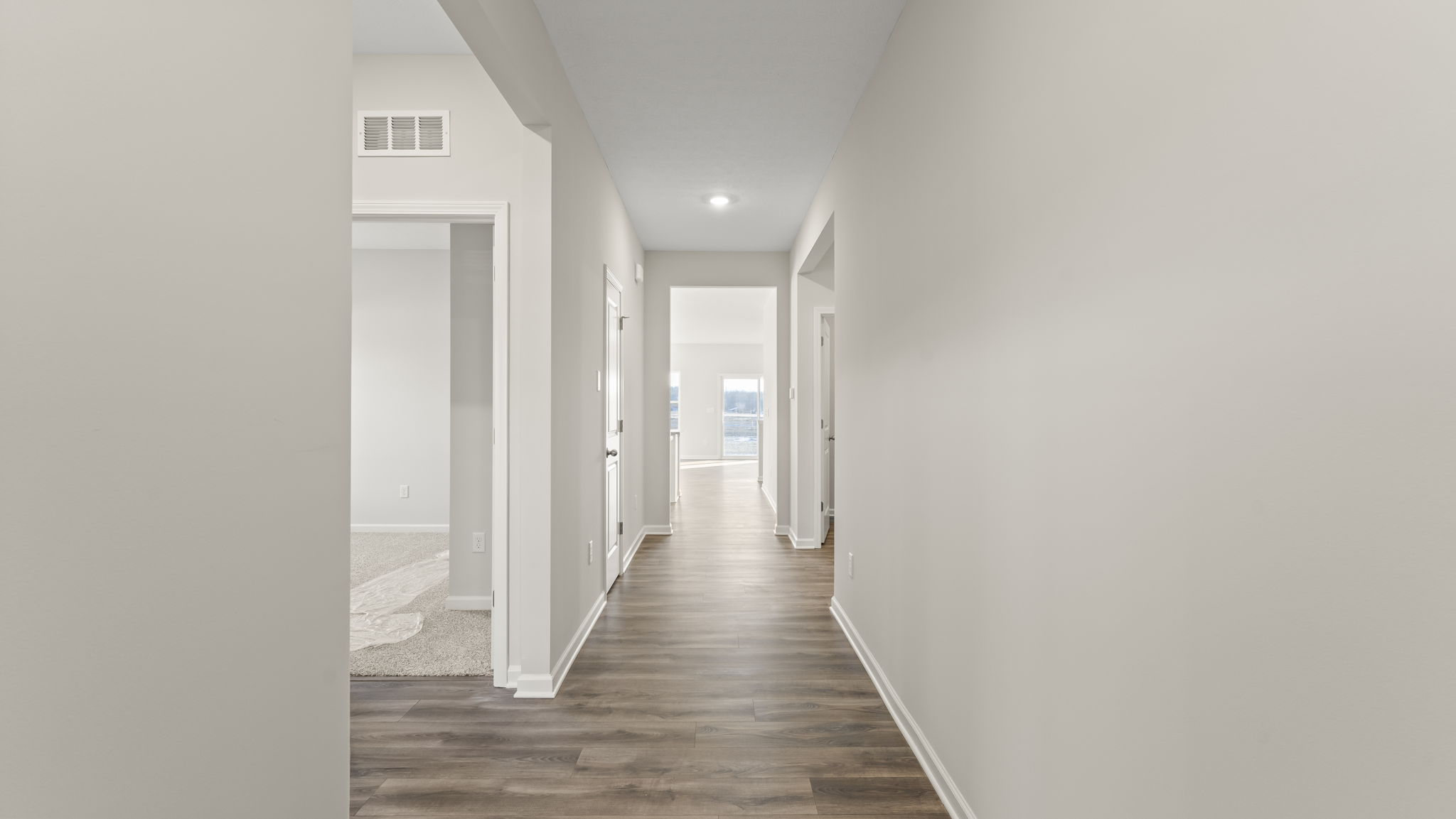 Hallway into the kitchen