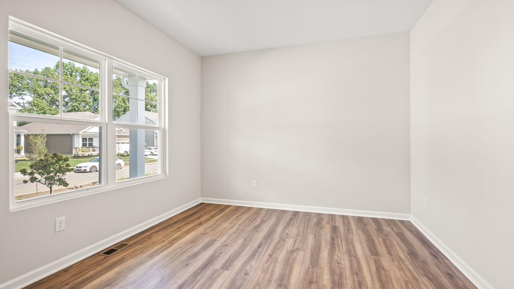 Front of home flex room