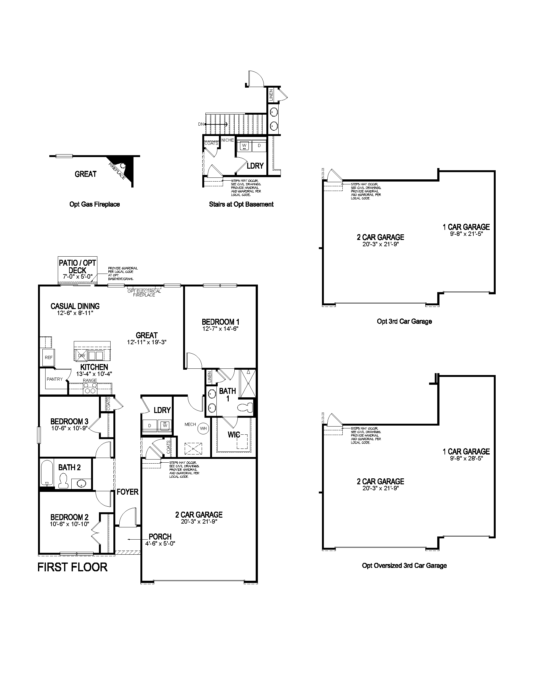 Floor Plan in Riverview Bluffs New Richmond, OH D.R. Horton