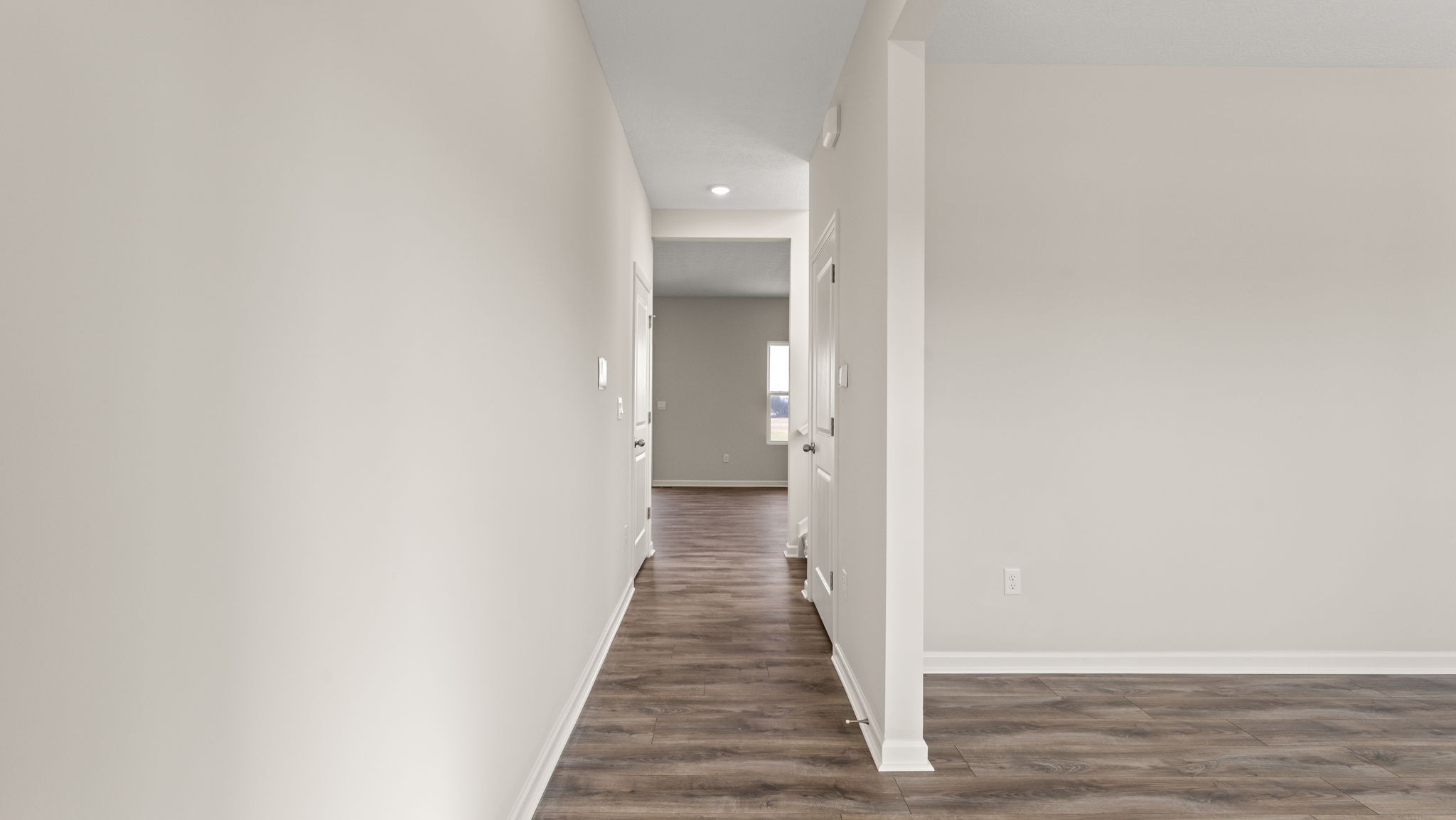 Hallway into kitchen