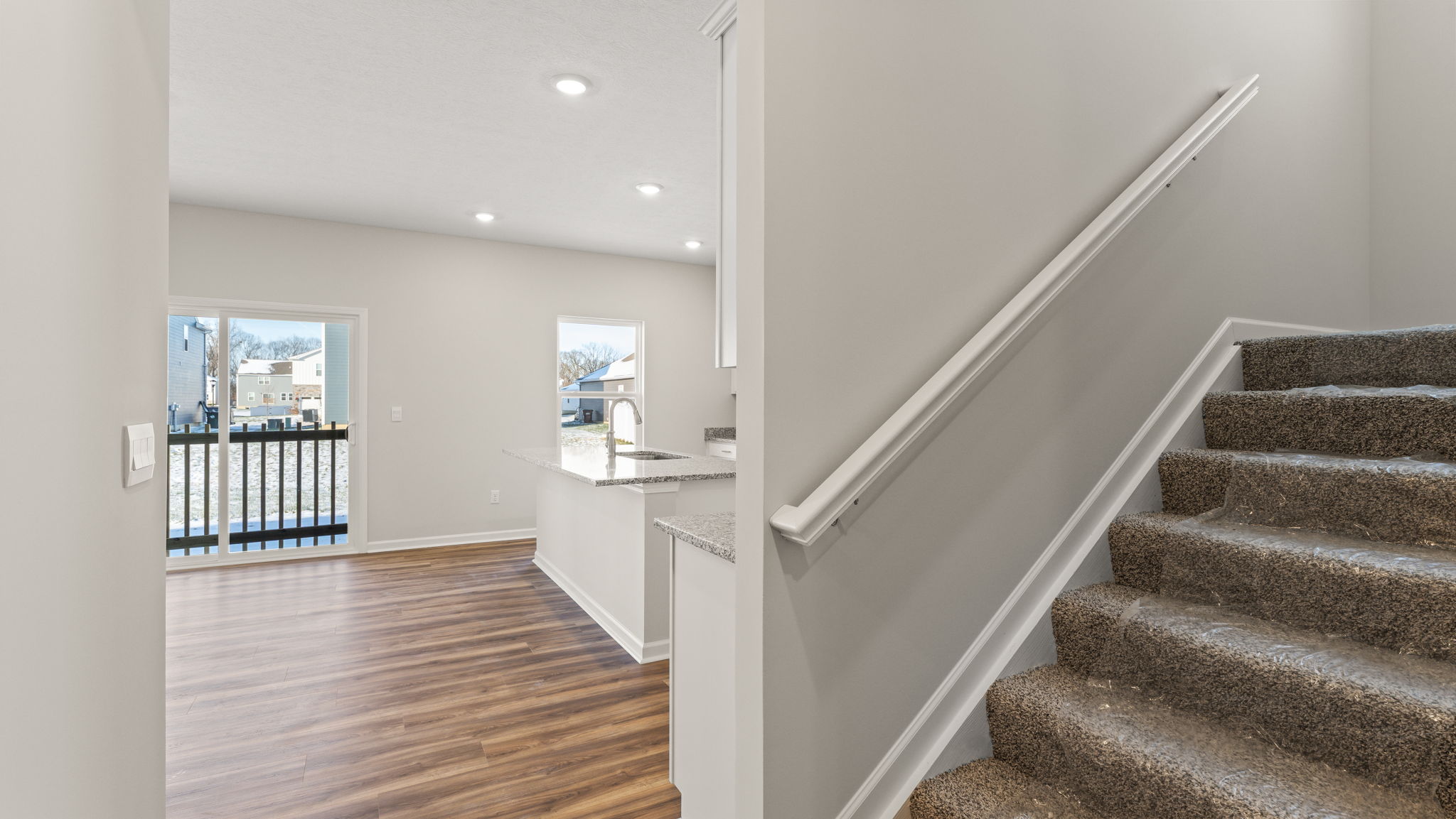 Stairs to second floor.