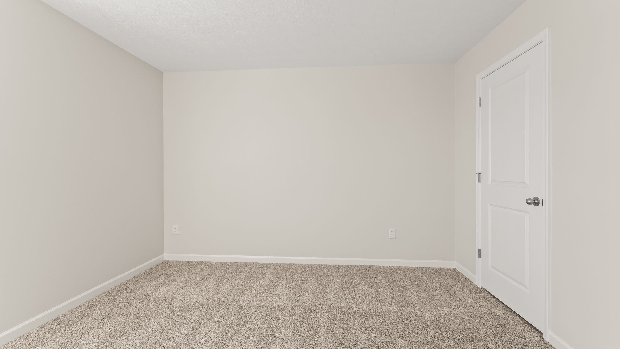 Bedroom with carpet