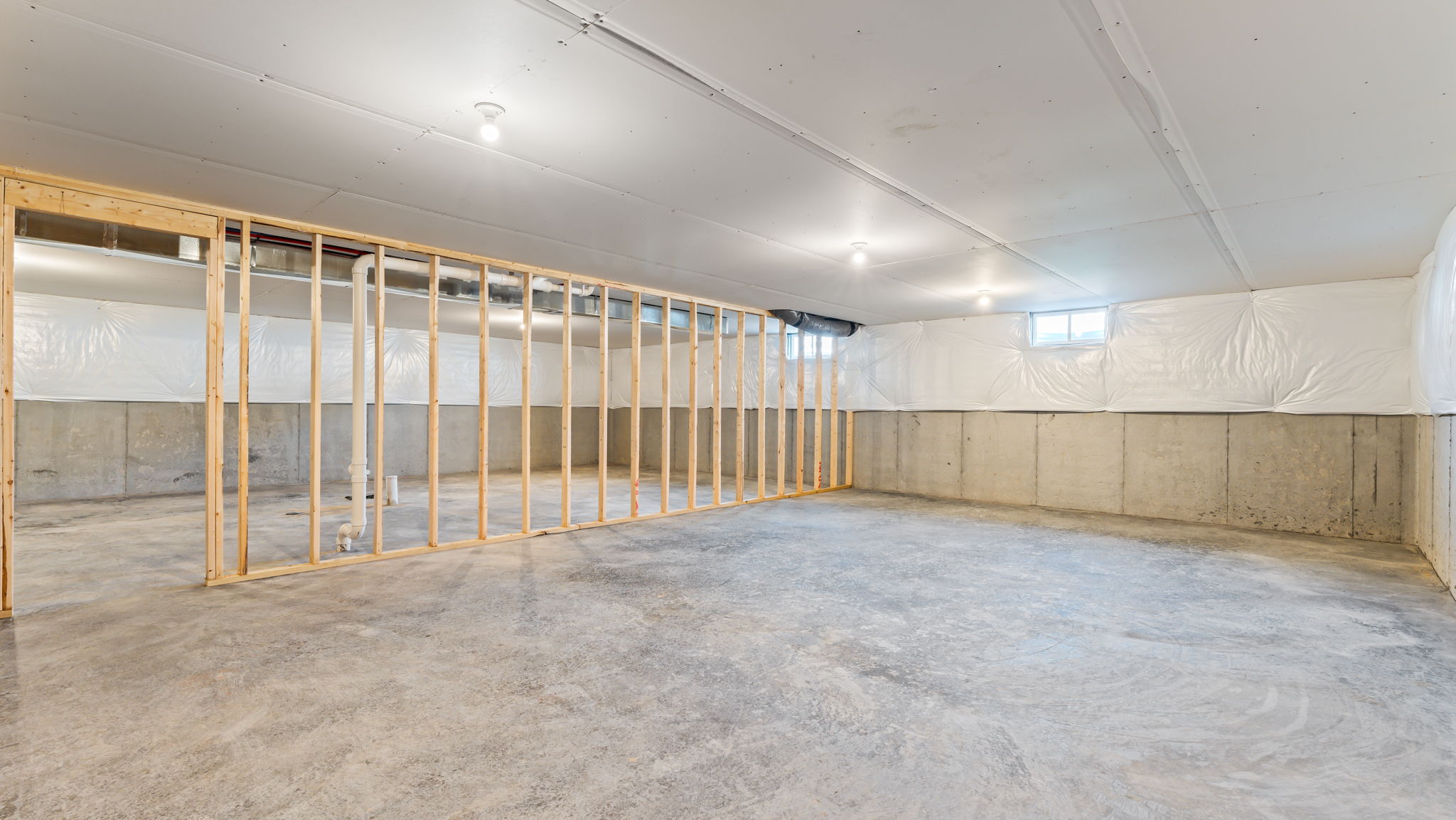 Unfinished basement