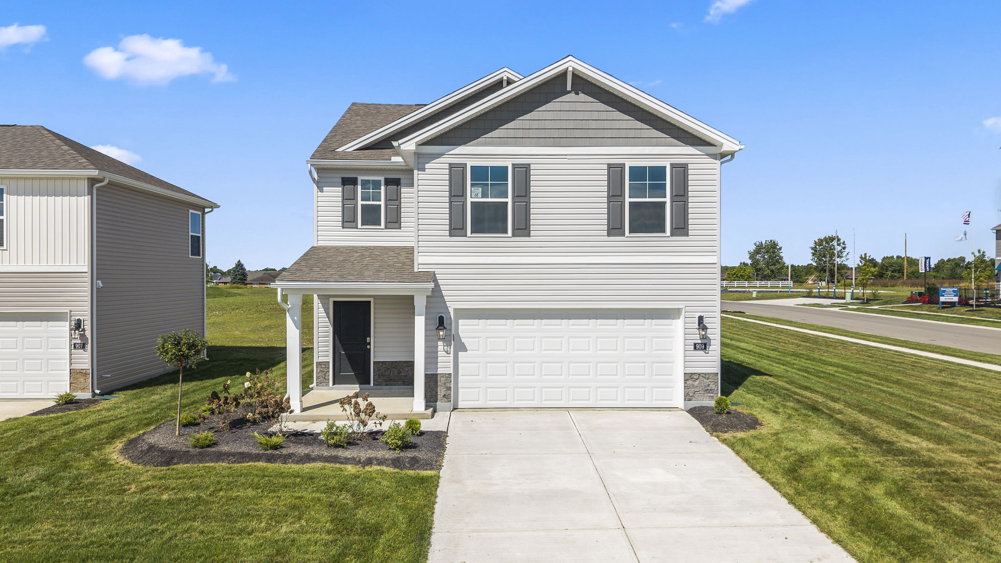 Exterior of a Taylor plan home