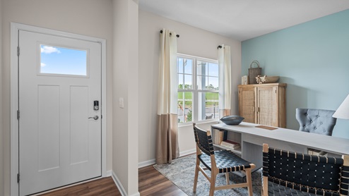 Optional flex room with large window for natural lighting.