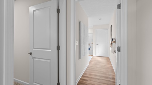 Primary bedroom with ensuite bathroom.