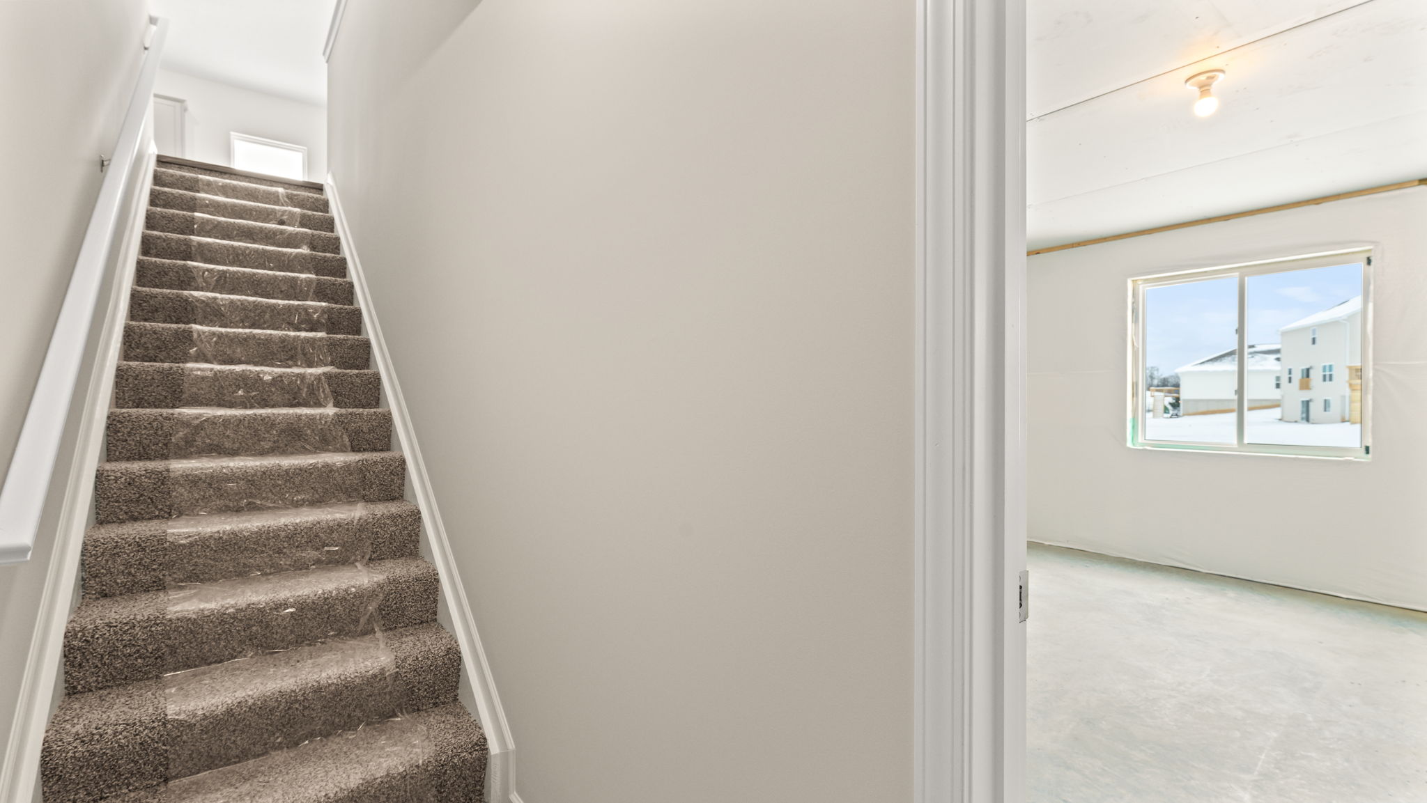 Stairs to second level