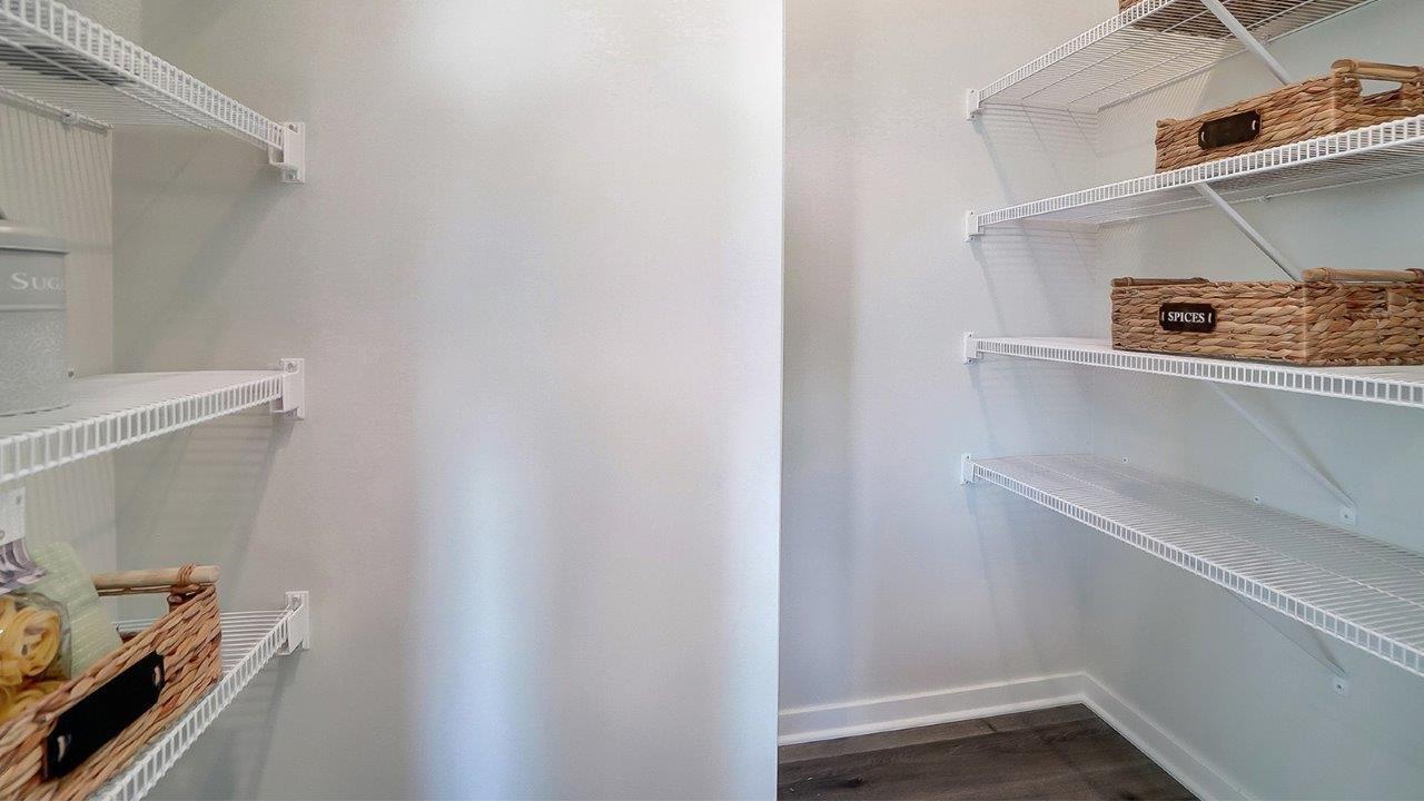 Walk-in pantry.