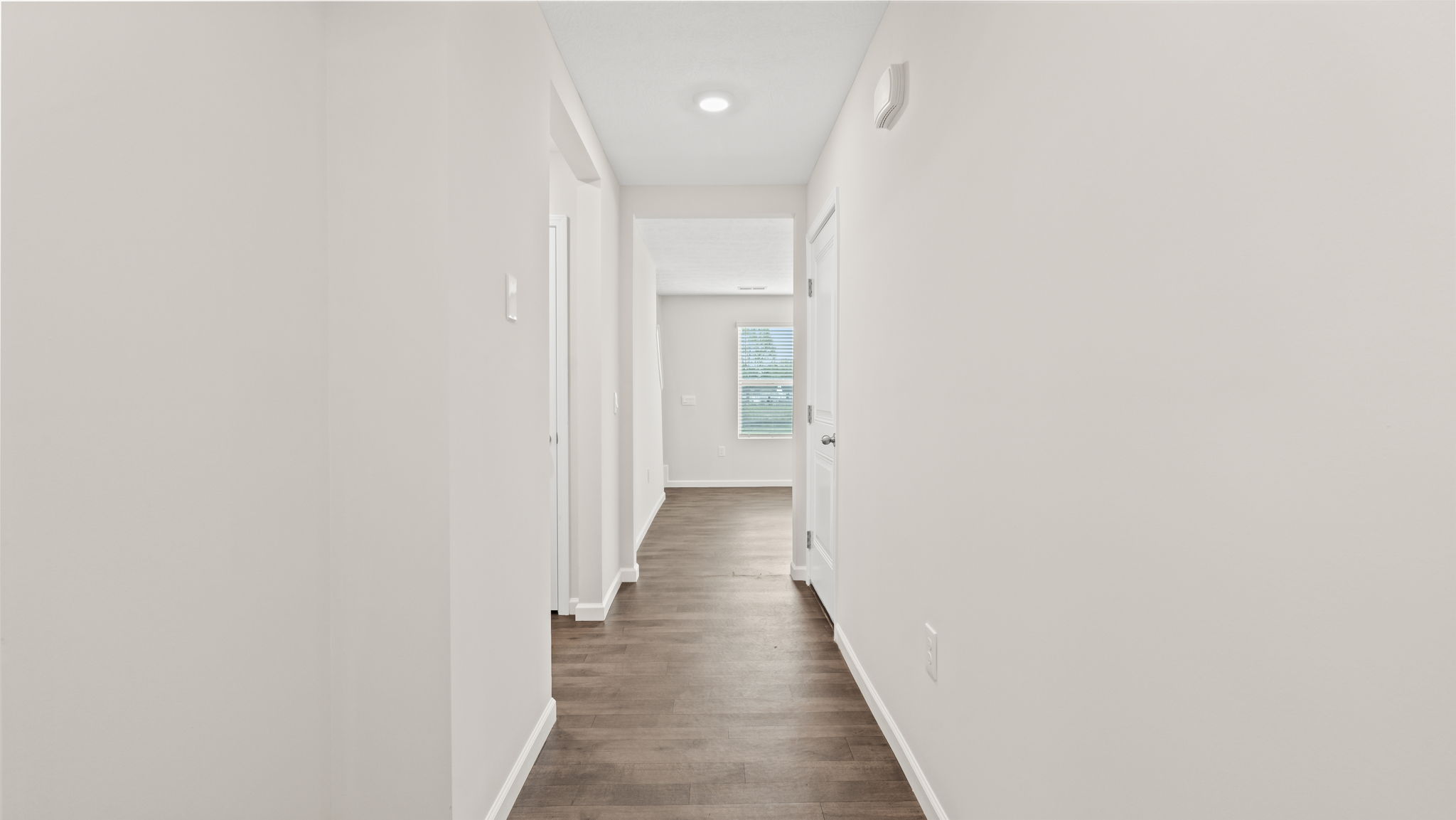 hallway leading to front door