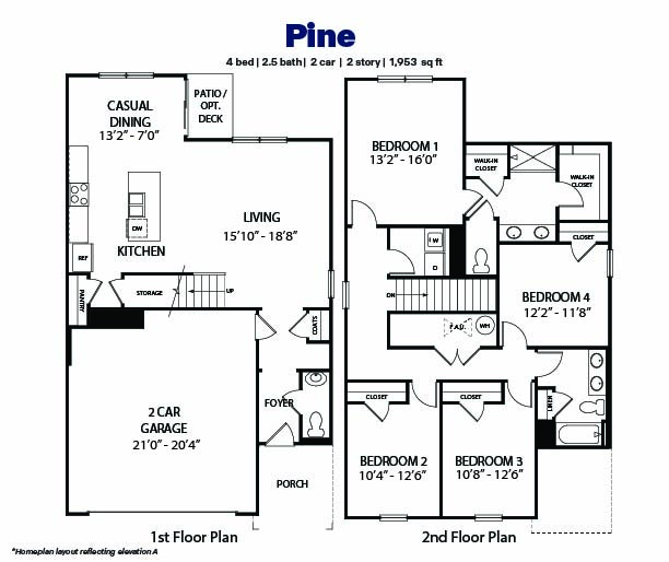 pine floorplan