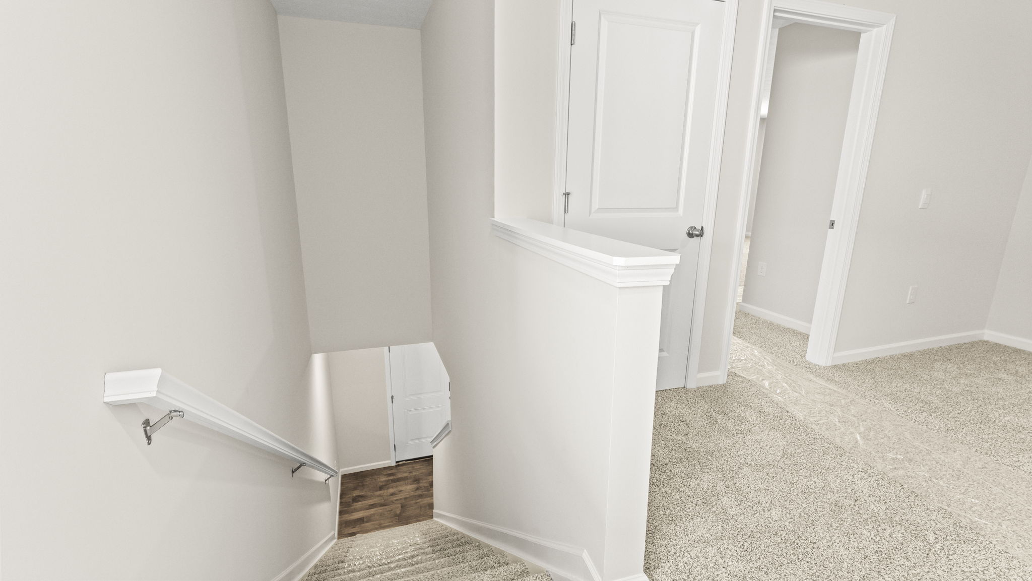 Upstairs landing looking downstairs