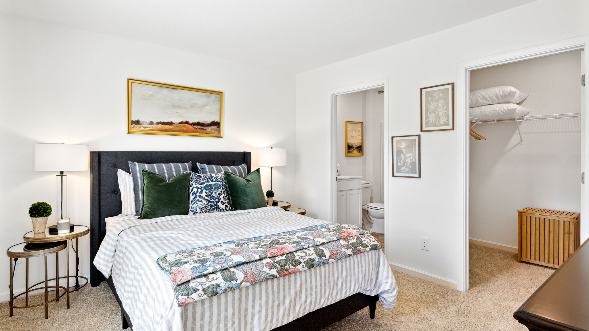 Bedroom with closet space