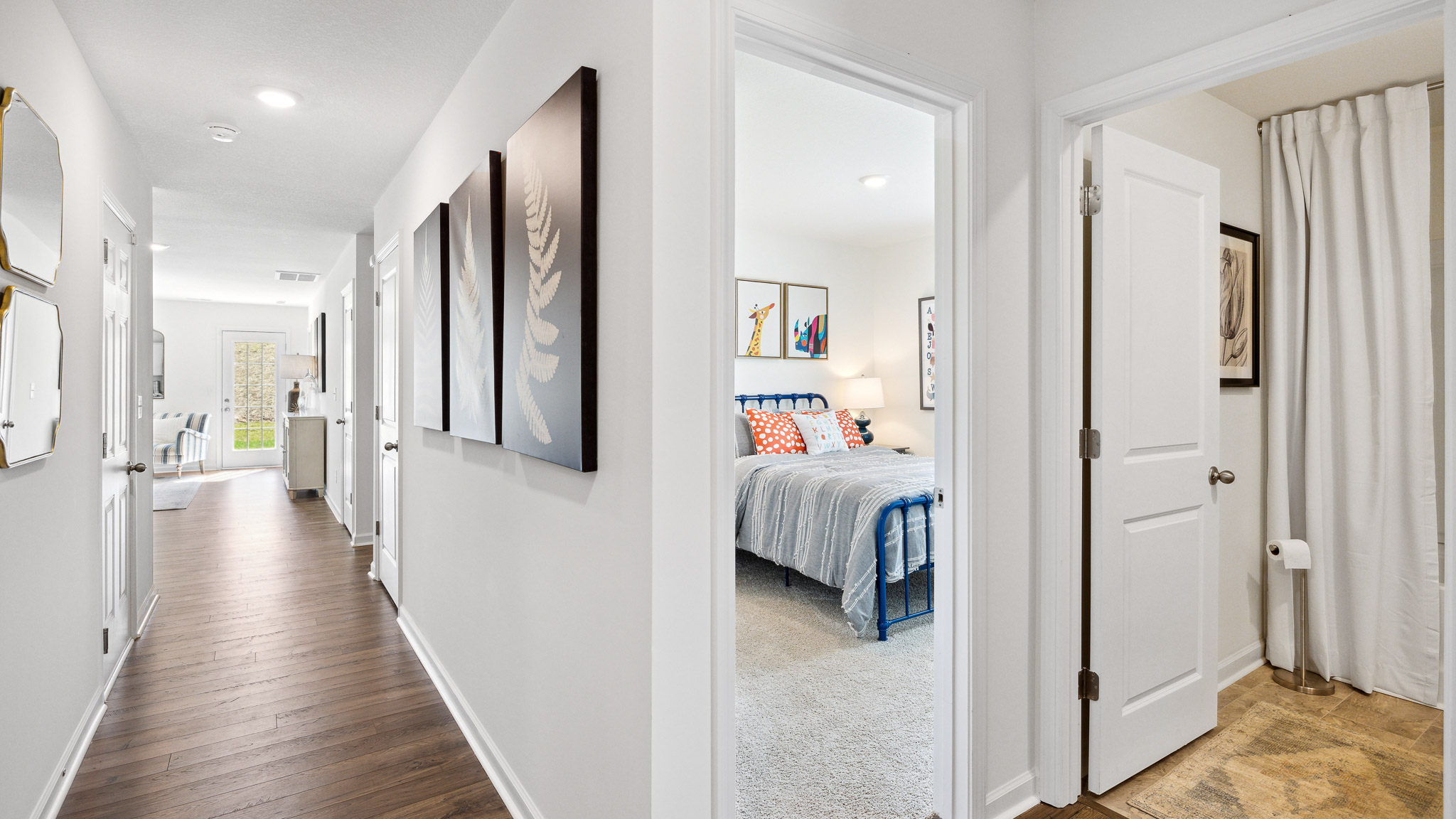 Hallway leading into bedroom