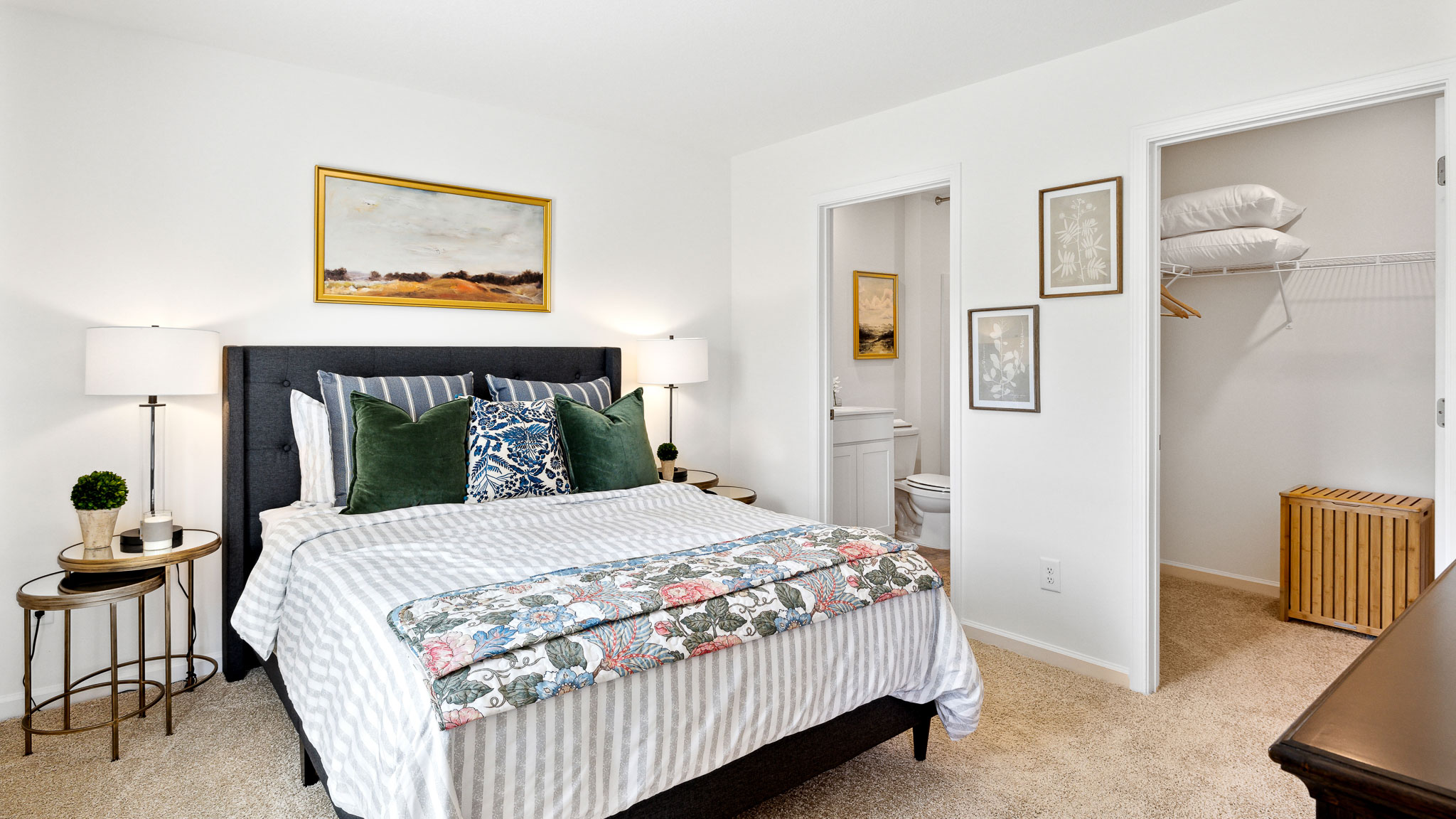 Bedroom with closet space