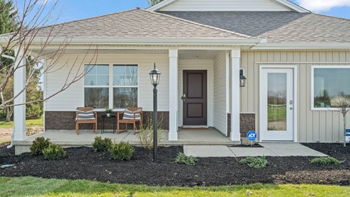Georgetown Village in Eaton OH Model Home front porch