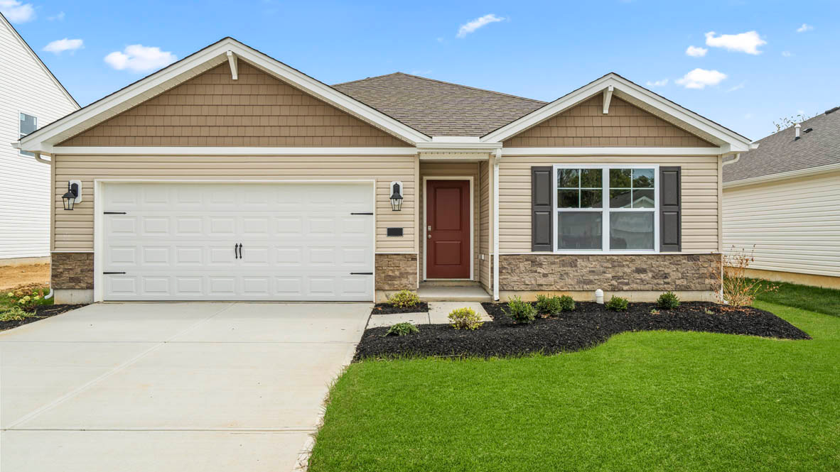 Aldridge plan home exterior